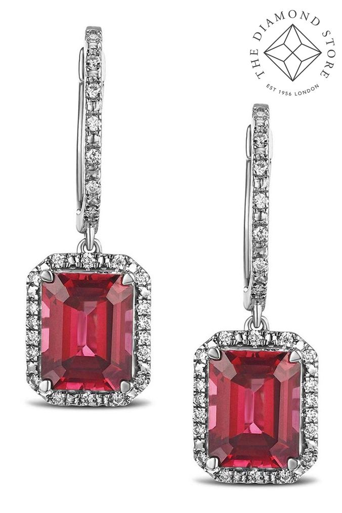 Red earrings next cheap