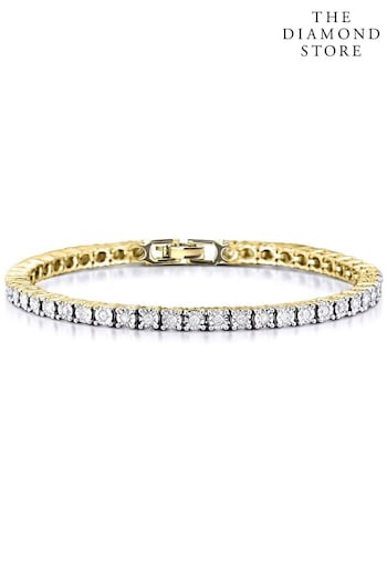 The Diamond Store White Diamond Set 1.00ct Tennis Bracelet (N74676) | £499