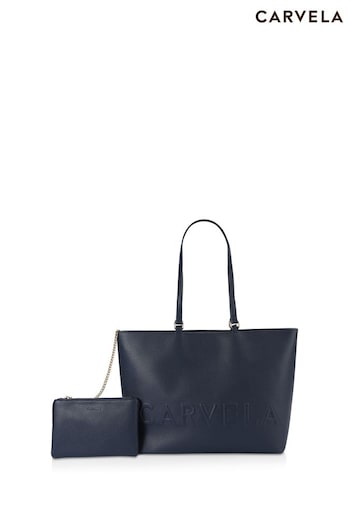 Carvela Blue Frame Winged Shopper Bag (N74777) | £129