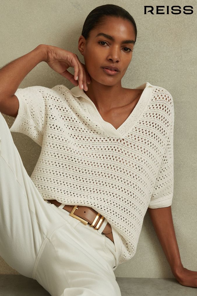 Burton knitted polo top