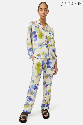 Jigsaw CreamHaze Floral Modal Pyjamas (N74915) | £68