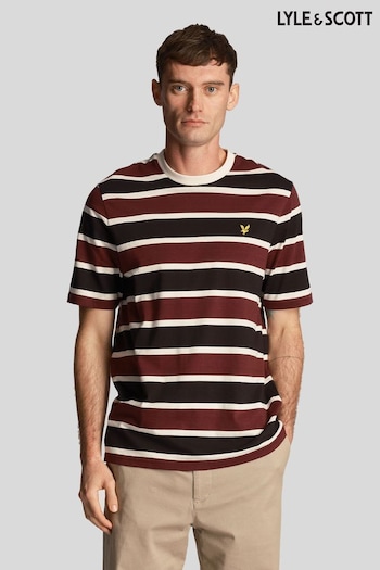 Lyle & Scott Red Stripe T-Shirt (N74920) | £35