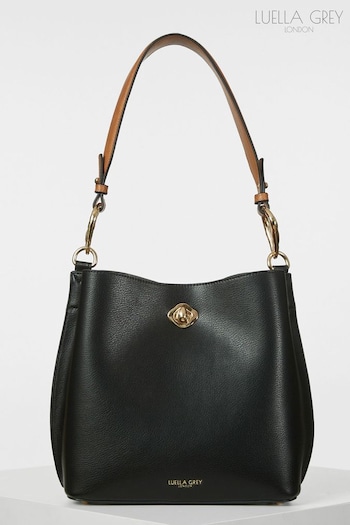 Luella Grey Celia Hobo Black Tote Bag (N74967) | £110