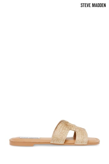 Steve Madden Gold Zap Sandals (N75036) | £80
