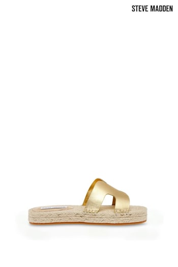 Steve Madden Gold Cheer up Sandals Catsuit (N75057) | £100