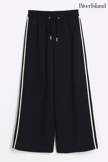 River Island Black sophistication Wide Leg Trousers (N75292) | £22