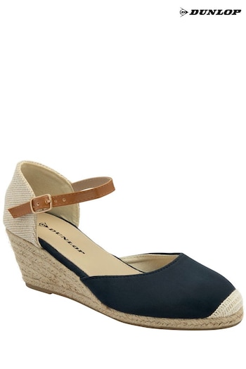 Dunlop Blue Ladies Wedge Espadrille Shoes (N75370) | £35