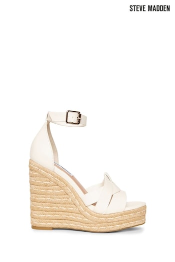 Steve Madden Sivian White Sandals (N75461) | £130