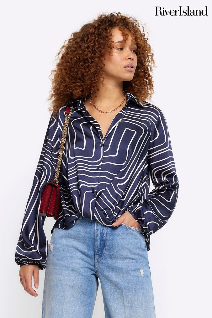 Buy Women s River Island Puff Sleeve Tops Online Next UK