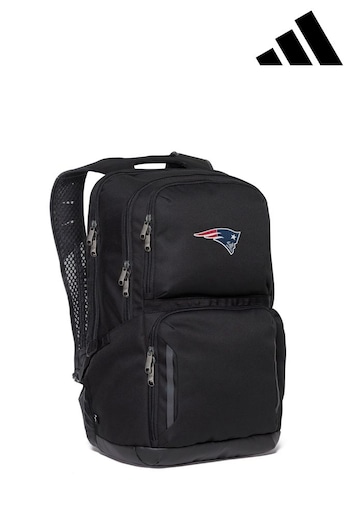 adidas Black NFL New England Patriots Laptop Backpack (N75743) | £90