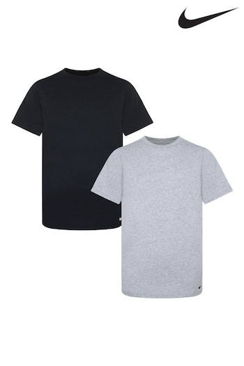 Nike green Grey Little Kids Undershirt T-Shirts 2 Pack (N75747) | £22