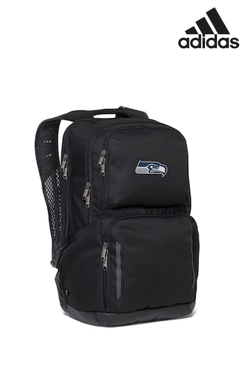 adidas Black NFL Seattle Seahawks Laptop Backpack (N75775) | £90