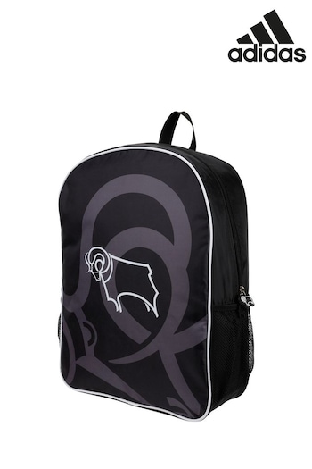 adidas Black Derby County Crest Backpack (N75781) | £20