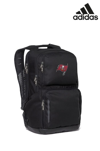 adidas Black NFL Tampa Bay Buccaneers Laptop Backpack (N75783) | £90