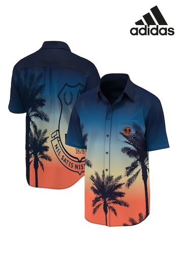 adidas Blue Everton Hawaiian Shirt (N75922) | £35