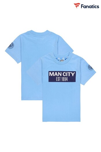 Mennace Blue Manchester City Graphic T-Shirt (N75924) | £20