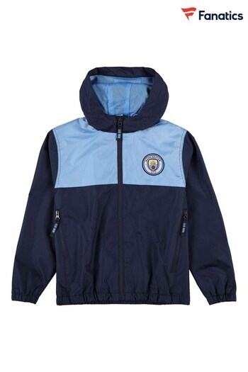 adidas Blue Manchester City Shower Jacket (N75936) | £35