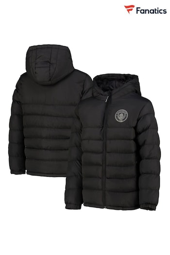 adidas Black Manchester City Down Touch Quilted Jacket (N75953) | £65
