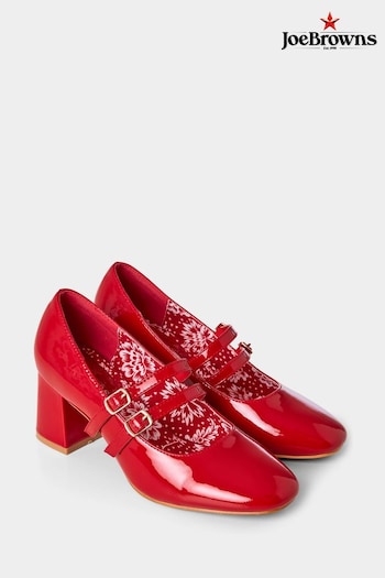 Joe Browns Red Twin Strap Mary Jane Heels (N75999) | £55