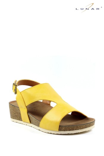 Lunar Yellow Mahon Mustard Sandals (N76086) | £40