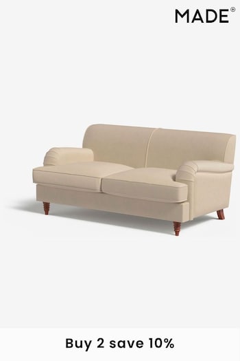 MADE.COM Cotton Weave Oatmeal Orson 2 Seater Sofa (N76221) | £1,075