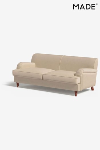 MADE.COM Cotton Weave Oatmeal Orson 3 Seater Sofa (N76222) | £1,175