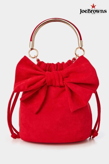 Joe Browns Red Vintage Bow Front Mini Grab Bag (N76436) | £50