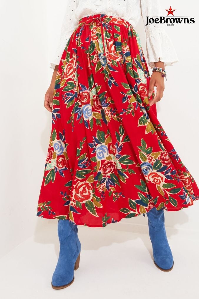 Floral long skirts online 2025