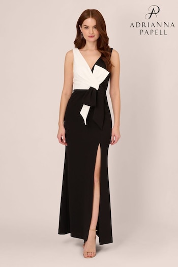 Adrianna Papell Black Two-Tone Evening Gown (N76800) | £199