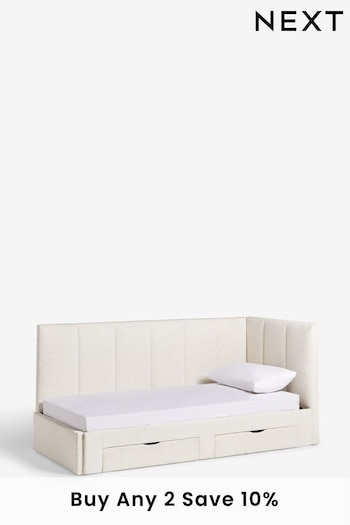 Casual Boucle Natural Oyster Marlowe Kids Upholstered Bed Frame (N76872) | £735