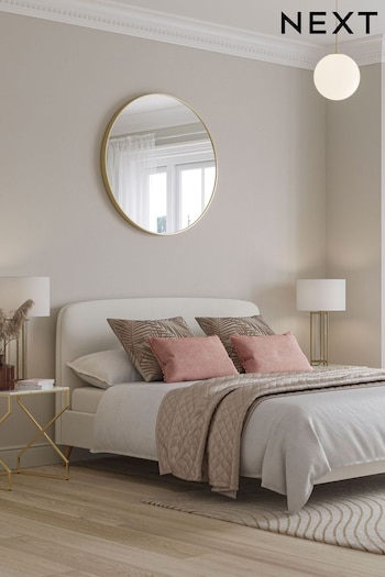 Soft Velvet Light Grey Matson Kids Upholstered Bed Drawer Bed Frame (N76882) | £285