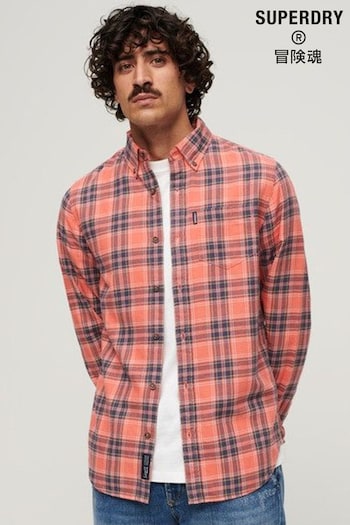 Superdry Red Cotton Vintage Check Shirt (N76929) | £45