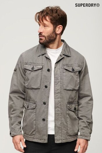 Superdry Grey Military M65 Lightweight Jacket (N76981) | £95