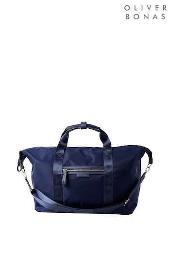 Oliver Bonas Blue Synita Navy Blue Weekend Bag (N77014) | £62