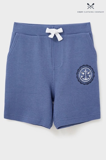Crew spray-print Clothing Company Mid Blue Cotton Casual Shorts (N77344) | £16 - £20