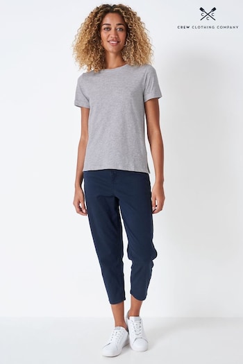 Crew Clothing Company Grey Cotton T-Shirt (N77351) | £22