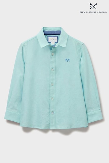 Crew spray-print Clothing Company Green Cotton Casual Shirt (N77416) | £20 - £24