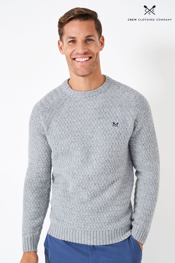 Buy Men s Crew Clothing Company Jumpers Knitwear Online Next UK