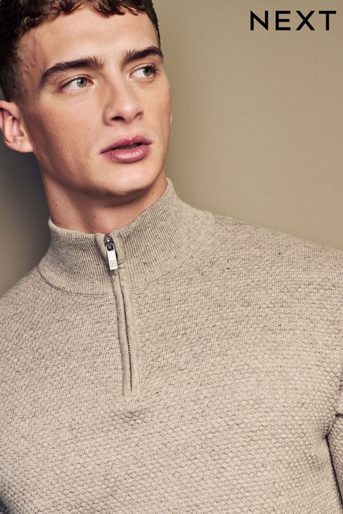 Next mens zip jumper online