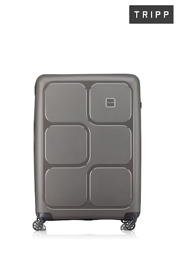 Tripp Grey New World Large 4 wheel Suitcase 75cm (N77661) | £79