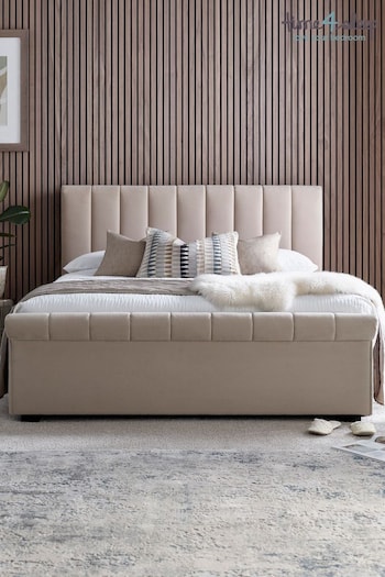 Time 4 Sleep Stone Ascot Upholstered Ottoman Bed (N77719) | £500 - £580