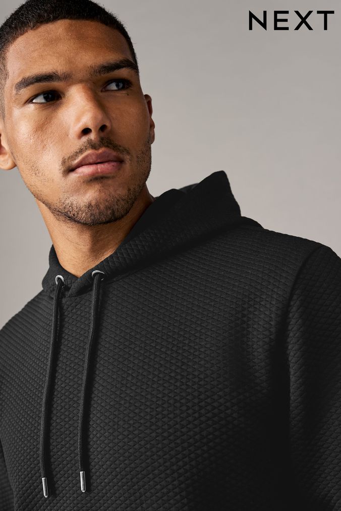 Next black hoodie mens outlet