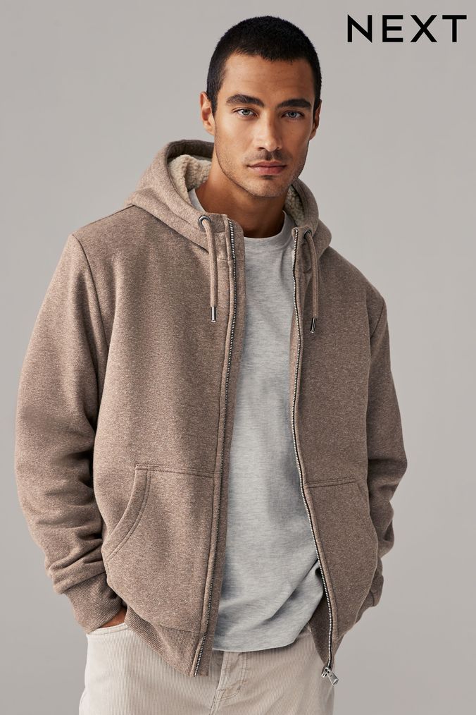 Buy Men s Borg Sweatshirtsandhoodies Online Next UK