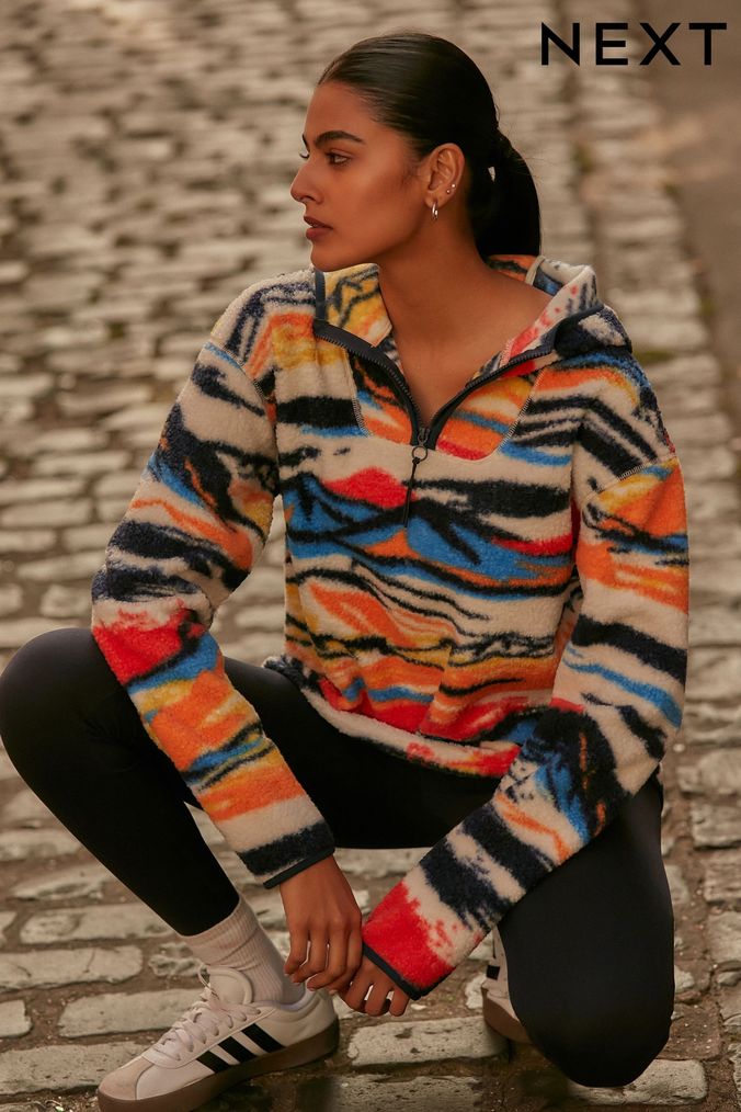 Womens Borg Sweatshirts Hoodies Next Official Site