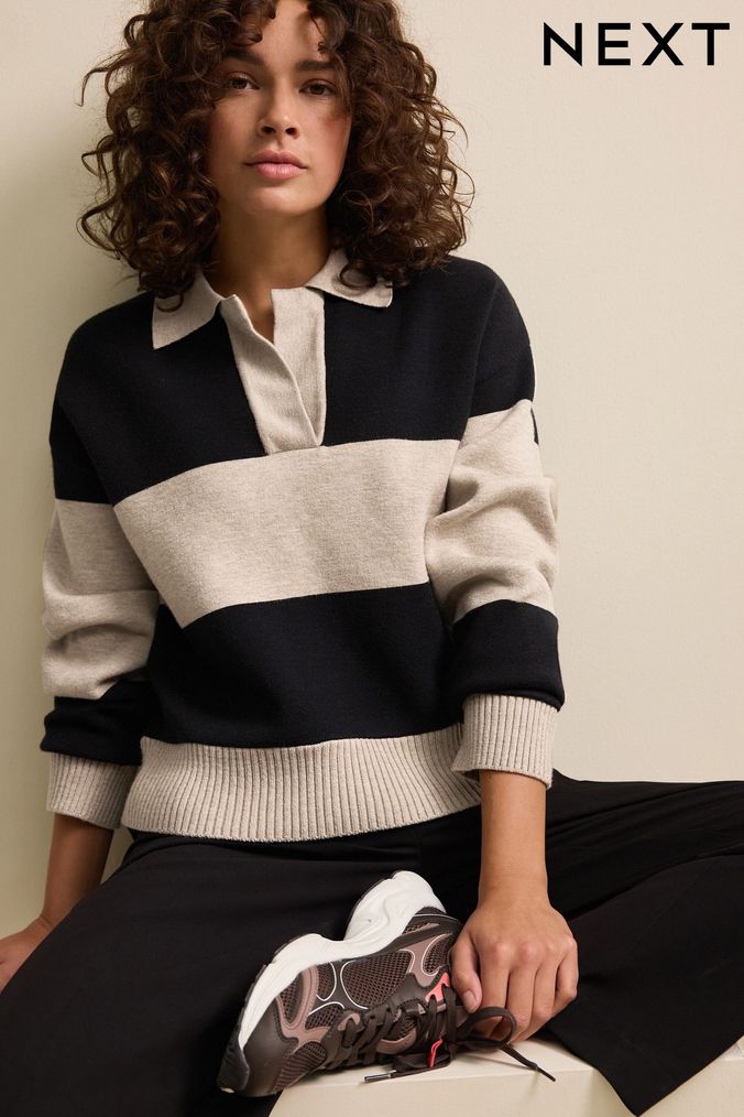 Buy Women s Jumpers Collared Knitwear Online Next UK