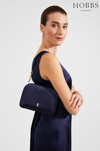 Hobbs Blue Milan Shoulder Bag (N78073) | £99