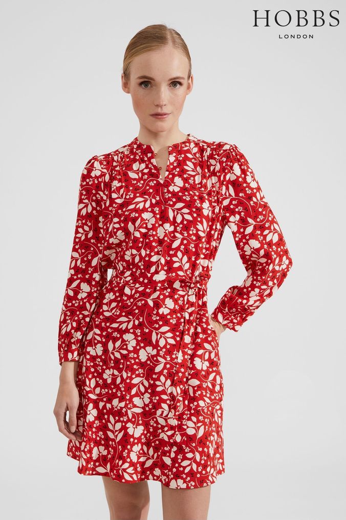 Hobbs red hot sale dress sale