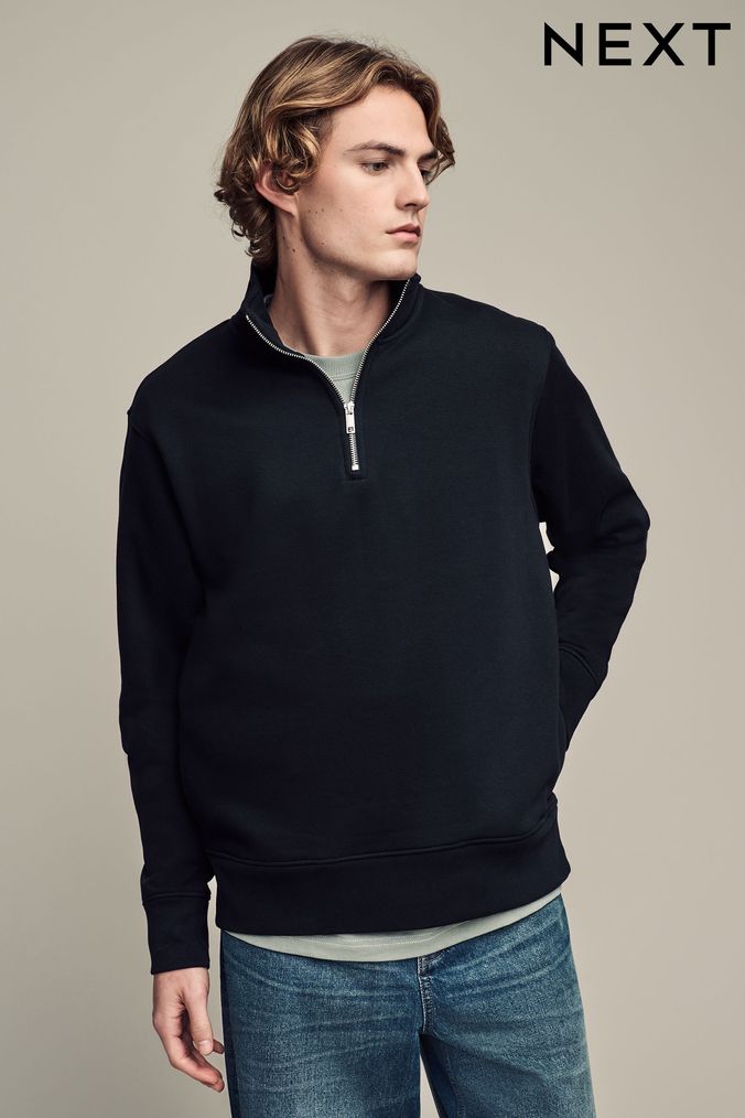 Next mens zip up tops online