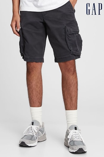Gap Black Cotton Twill Cargo nser Shorts (N78309) | £40