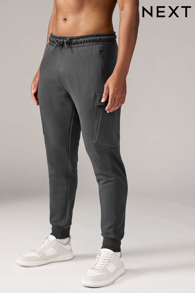 Mens skinny cropped joggers hotsell